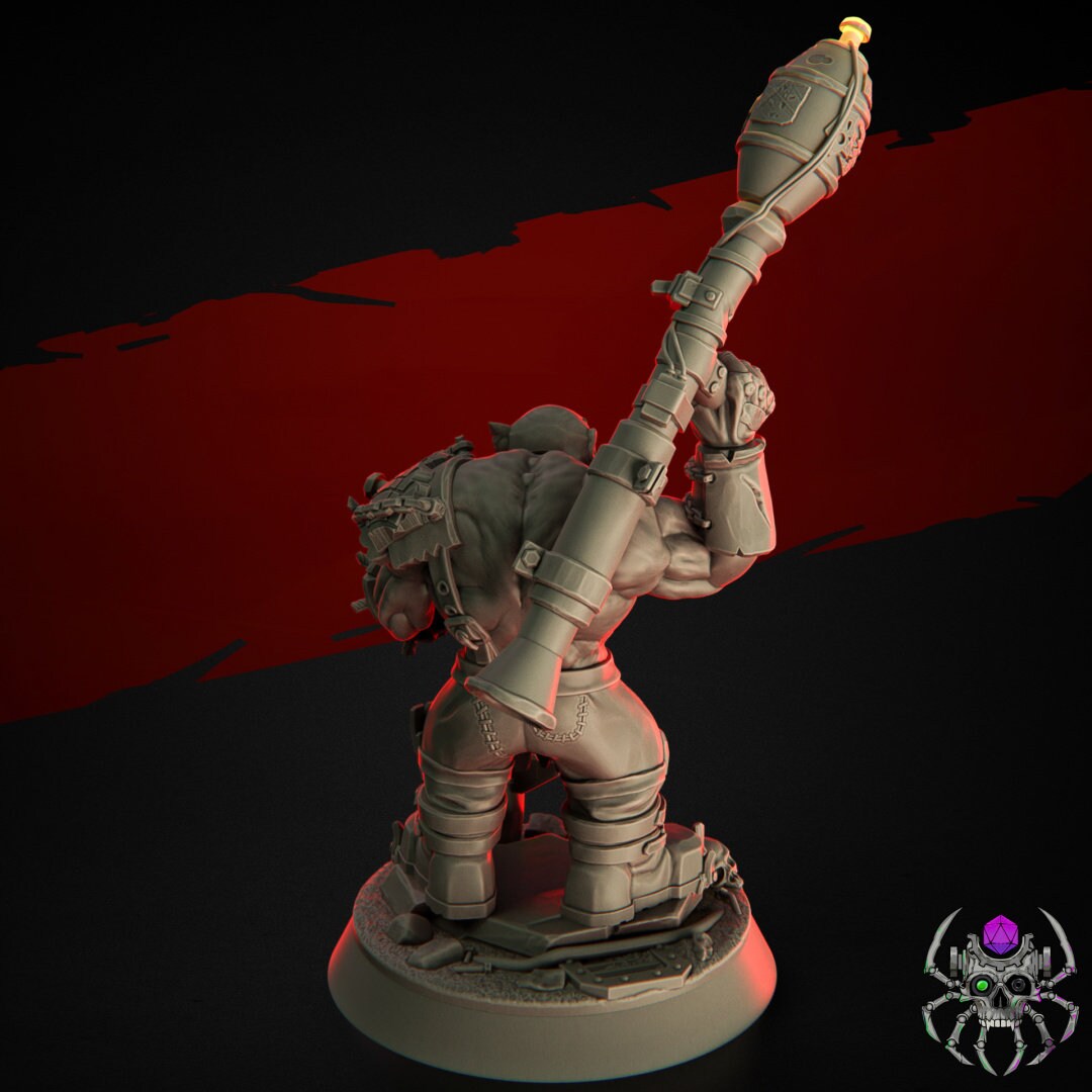 Ork Wasteland Marauders x9 Resin Miniatures Set alternate view 5