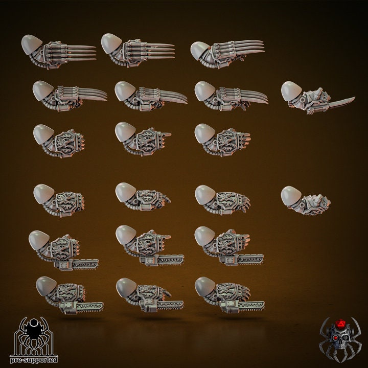 Flame Lizards Melee Weapons Bits set Resin Upgrade Parts product image