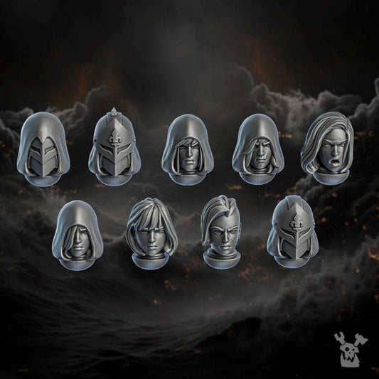 Heavy Sisters Squad Resin Miniatures Set alternate view 2