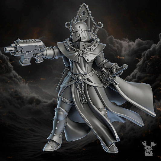 Sister of Great Guilt Resin Miniature Figure alternate view 2