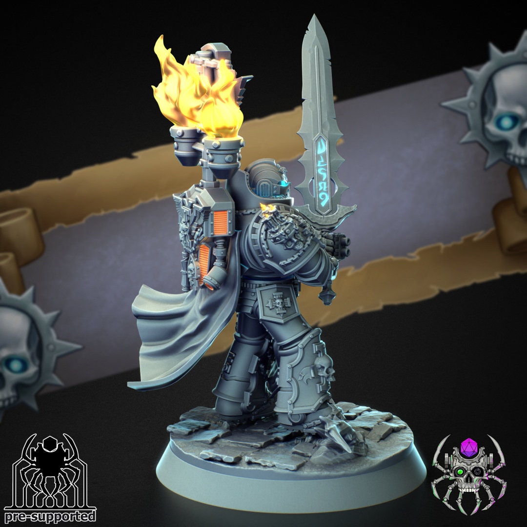 High Warden of Demon Hunters Resin Boss Miniature alternate view 5