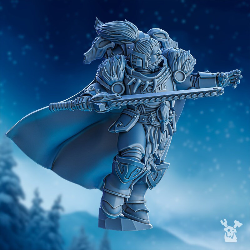 Turr Wolf Jaw Resin Miniature Figure alternate view 3