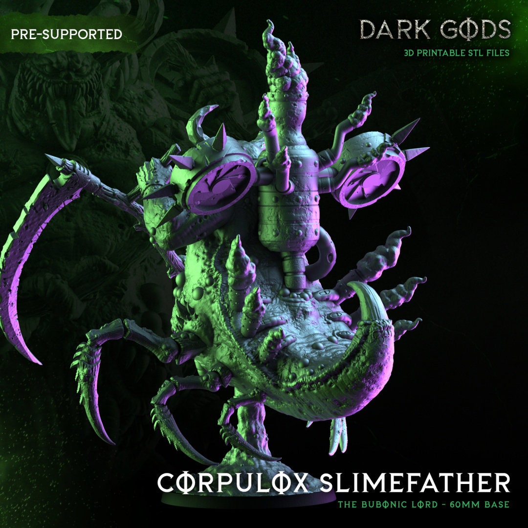 Corpulox the Slimefather Resin Miniature Figure alternate view 3