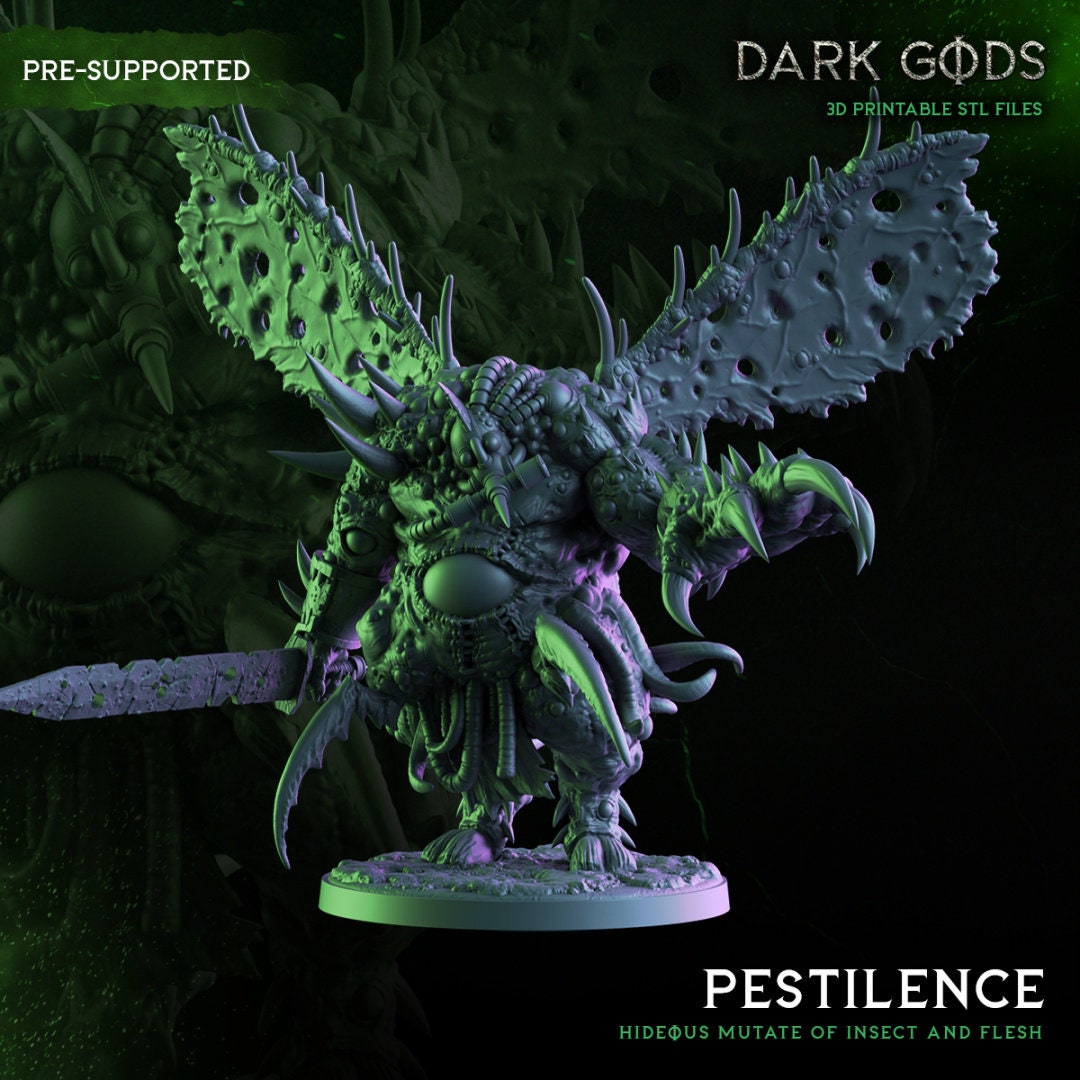 Pestilence Resin Miniature Figure alternate view 2
