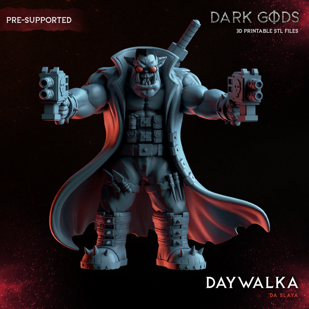 Orc Daywalka Resin Miniature Figure product image