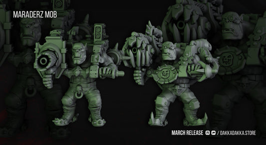 Ork Maradaz x5 Resin Miniatures Set alternate view 2