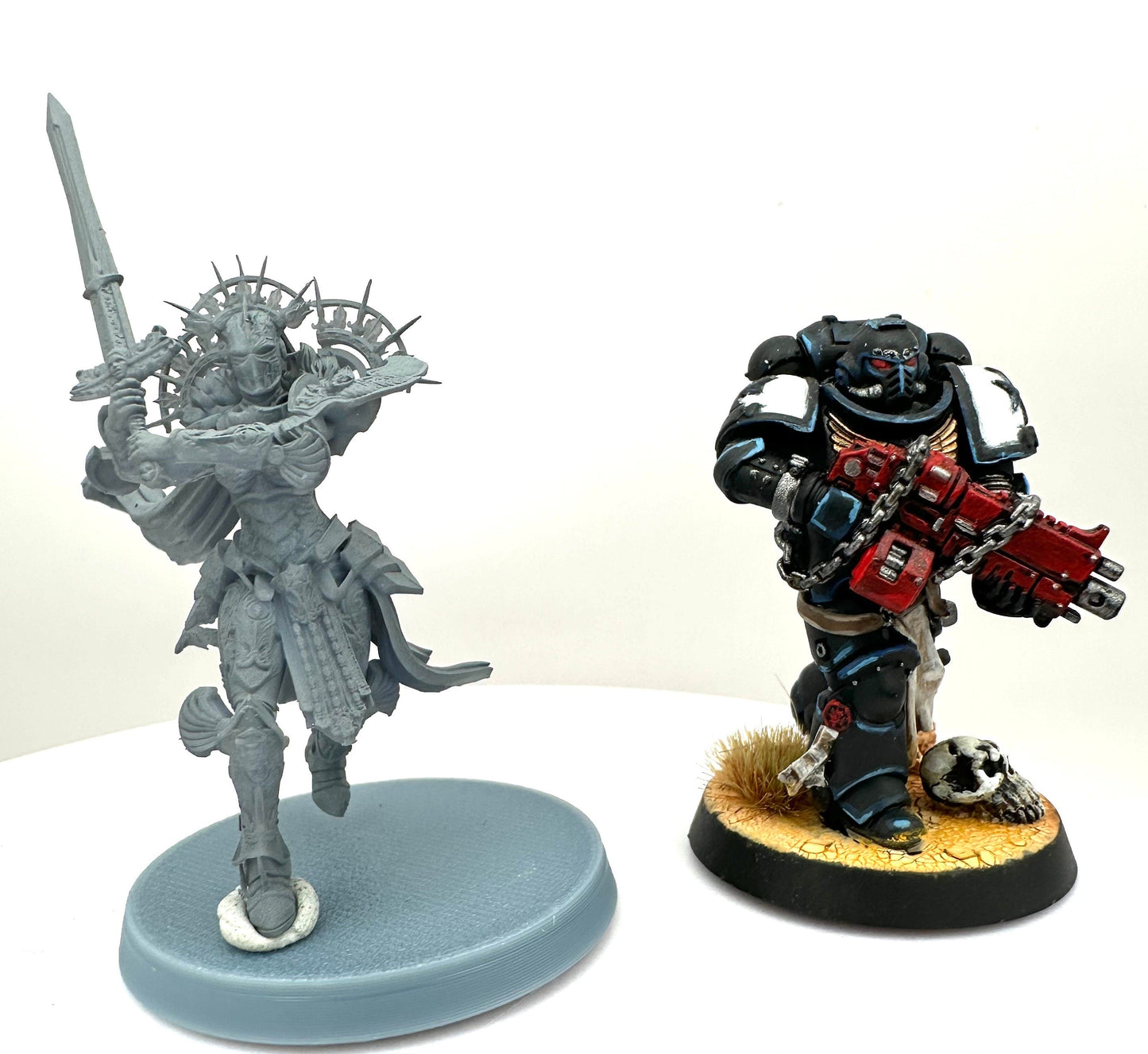 Angry Paladin Resin Miniature Figure alternate view 5