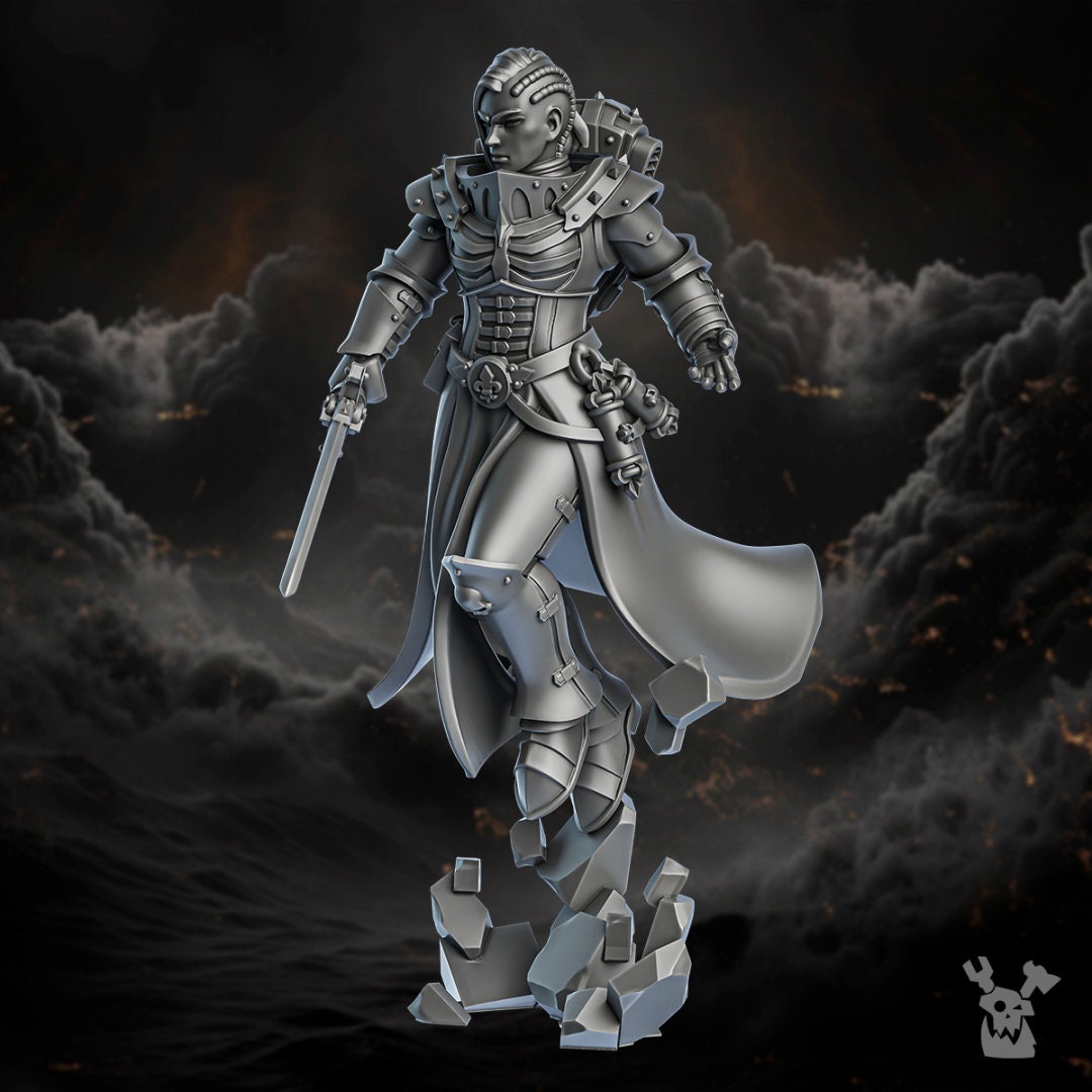 Saint Ephra Resin Miniature Figure alternate view 3