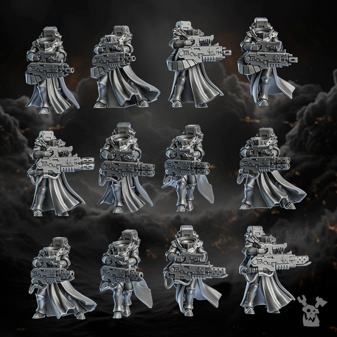 Heavy Sisters Squad Resin Miniatures Set alternate view 3