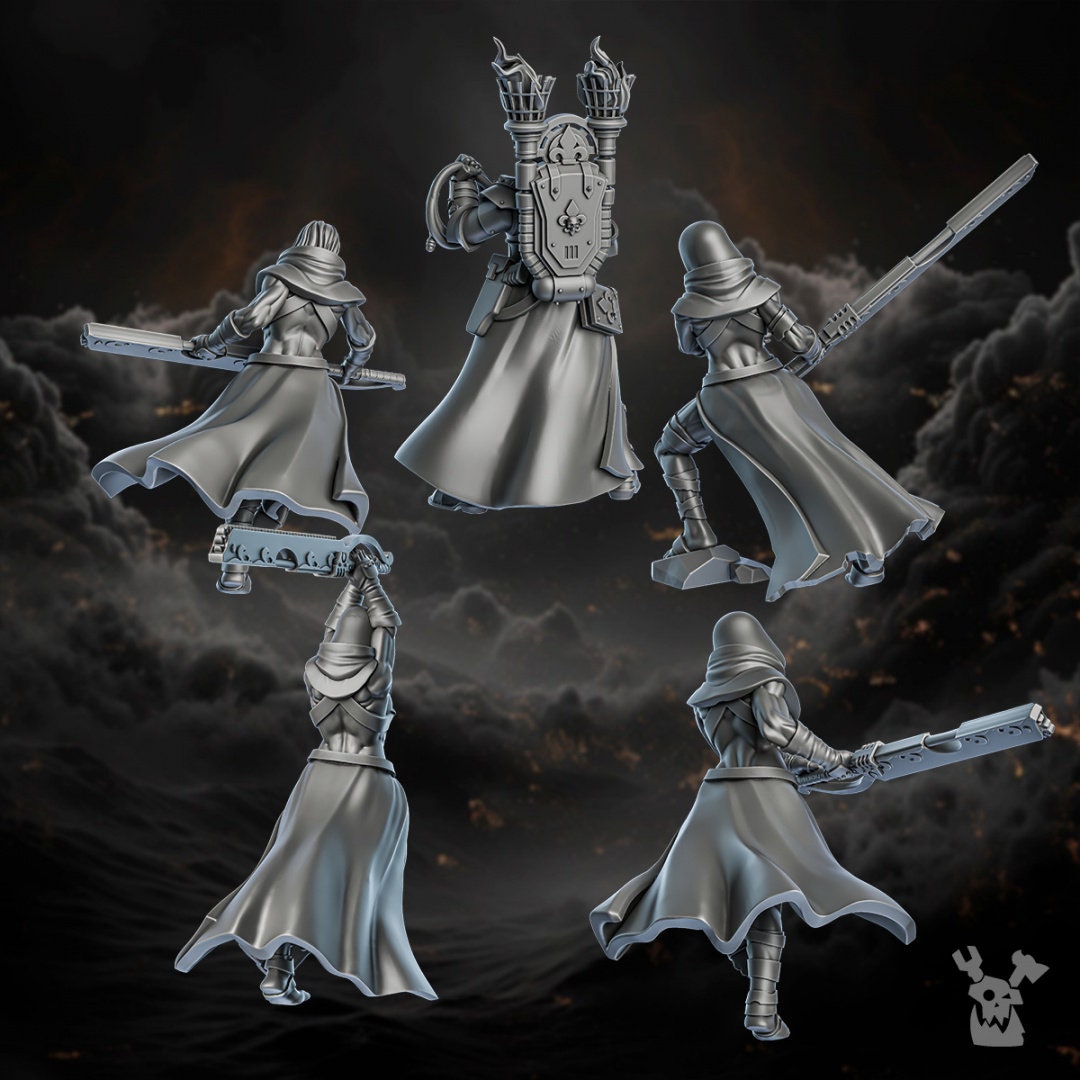 Redeemers Sister Squad Resin Miniatures Set alternate view 5