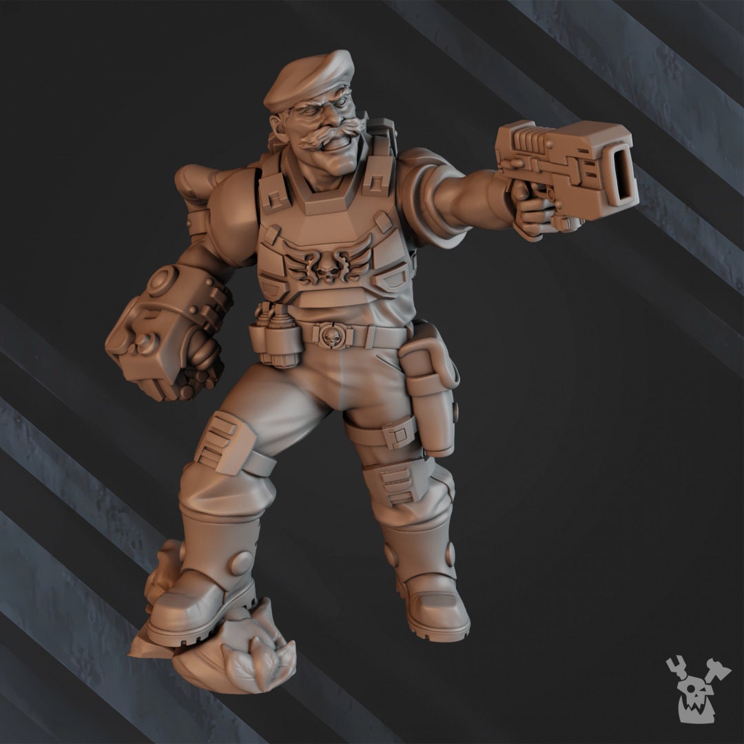 Jungle Commando Squad x10 Resin Miniatures Set alternate view 4
