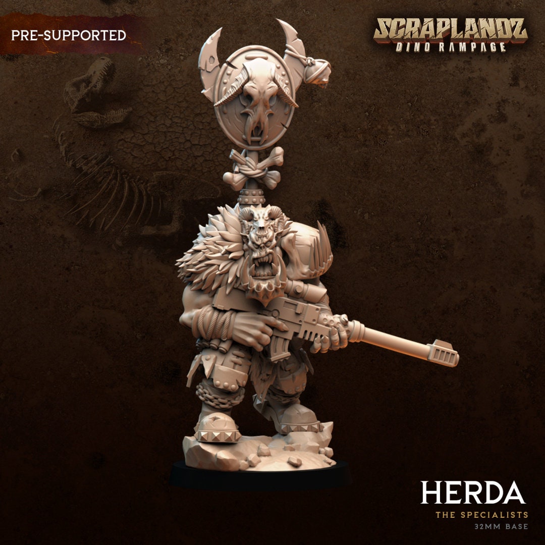 Orc Git Herda Resin Miniature Figure product image