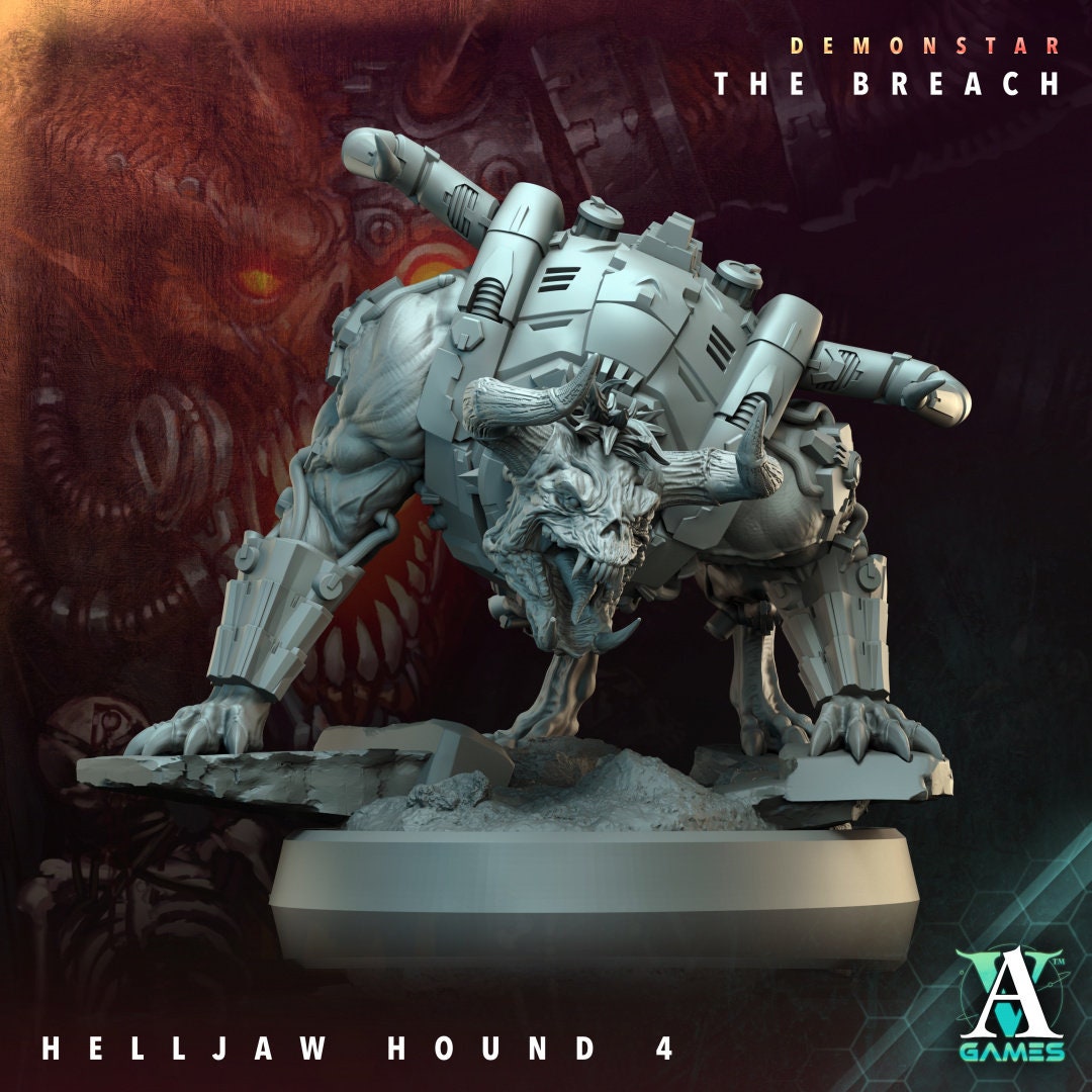 Helljaw Hound Resin Boss Miniature alternate view 3