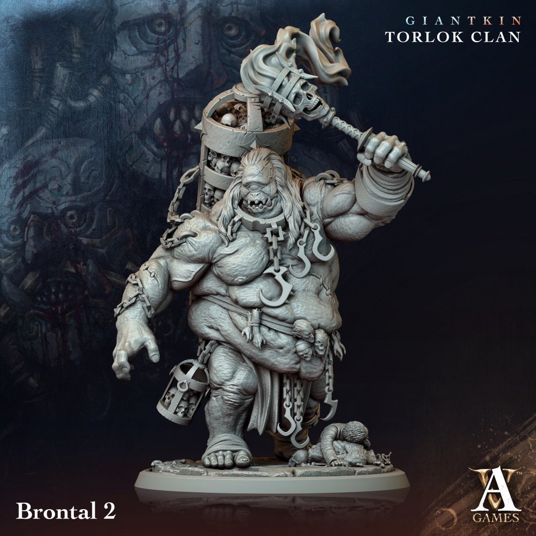 Brontal Resin Miniature Figure alternate view 4