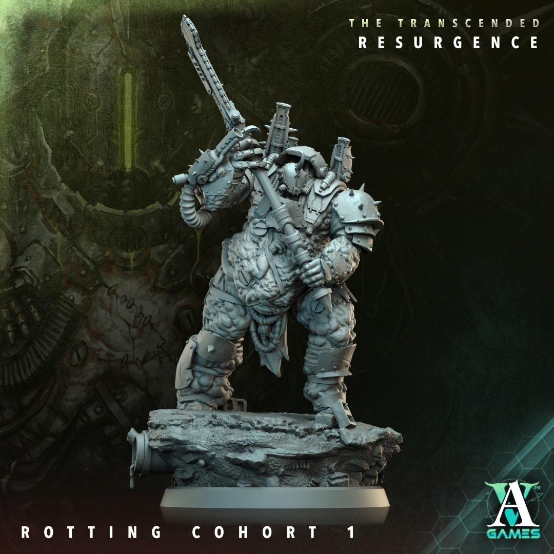 Rotting Cohort Resin Miniature Figure alternate view 4