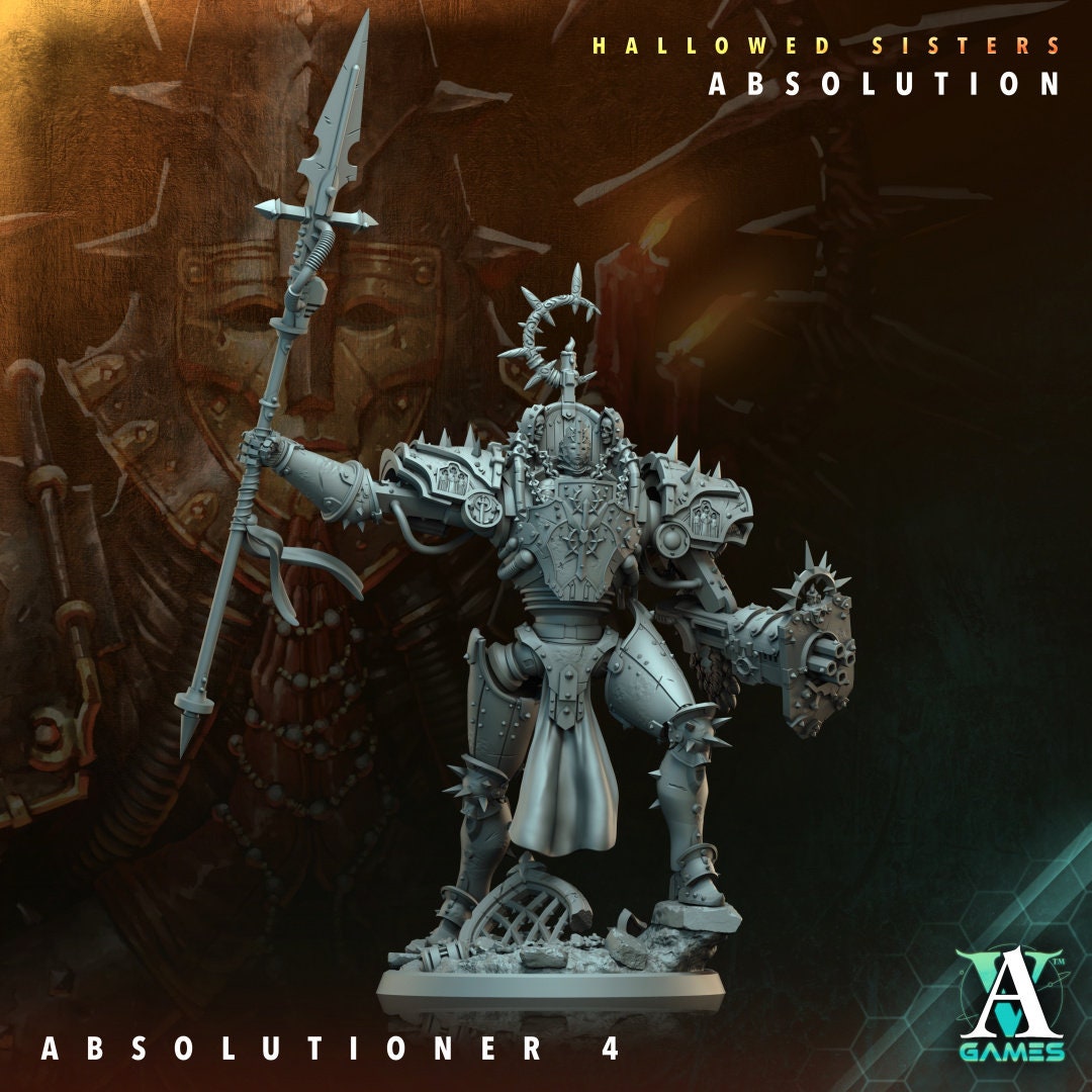 Absolutioner Resin Miniature Figure alternate view 4