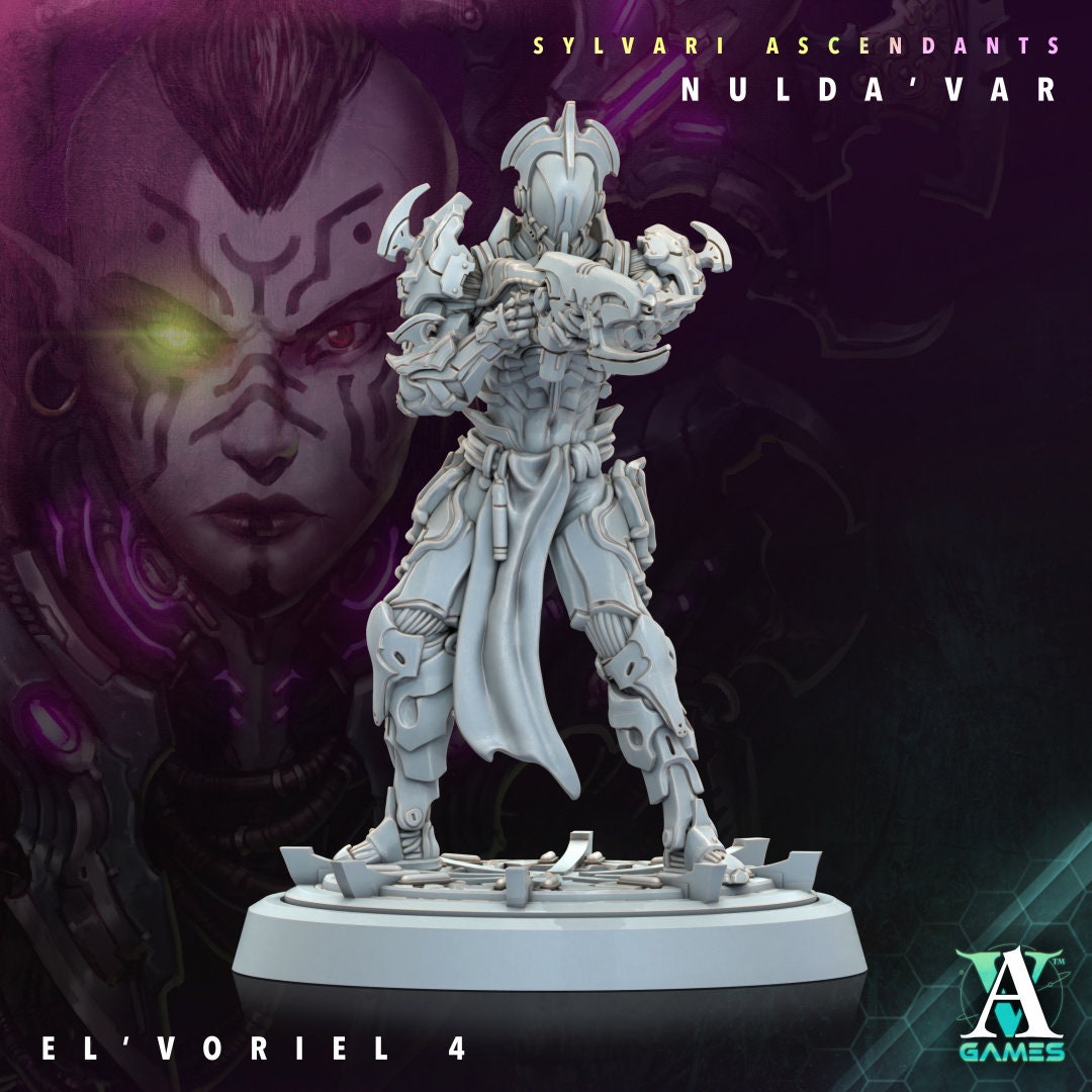El'Voriel Resin Miniature Figure alternate view 5