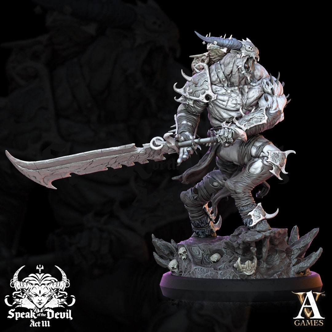 3D PrintedMarnak'Nai Resin Miniature Figure alternate view 4