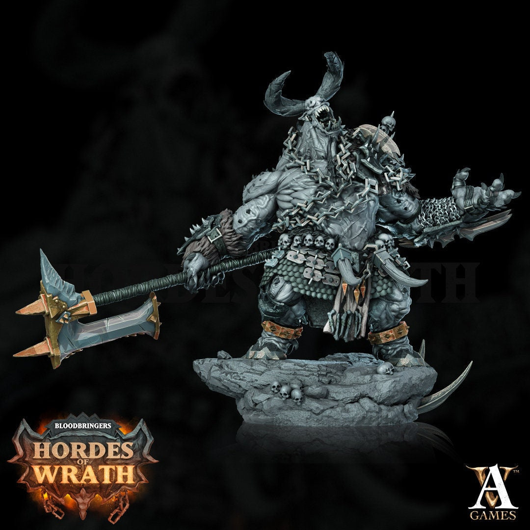 Wrathogar Resin Miniature Figure alternate view 4
