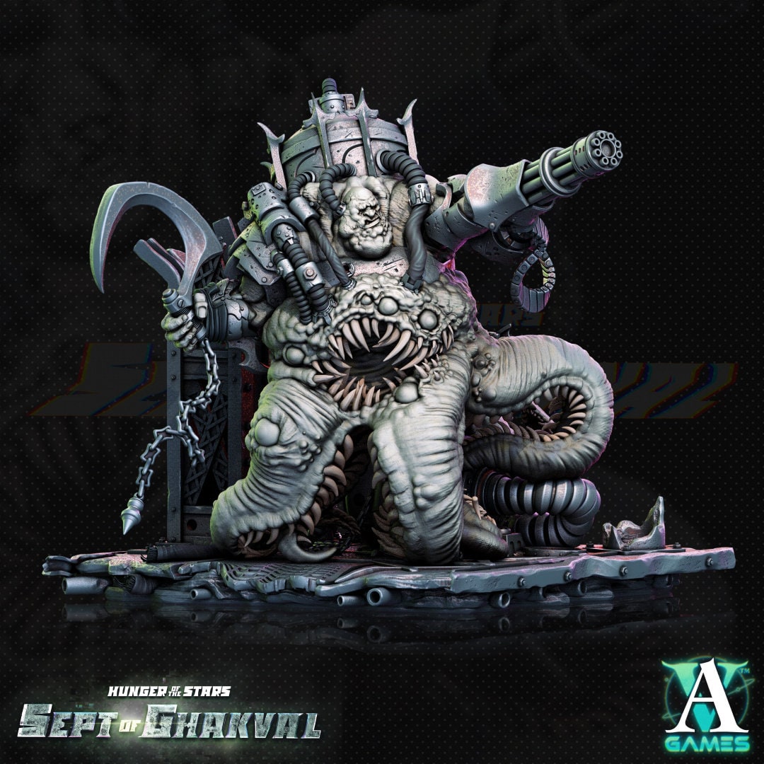 Ghakval Evermaw Resin Miniature Figure alternate view 4