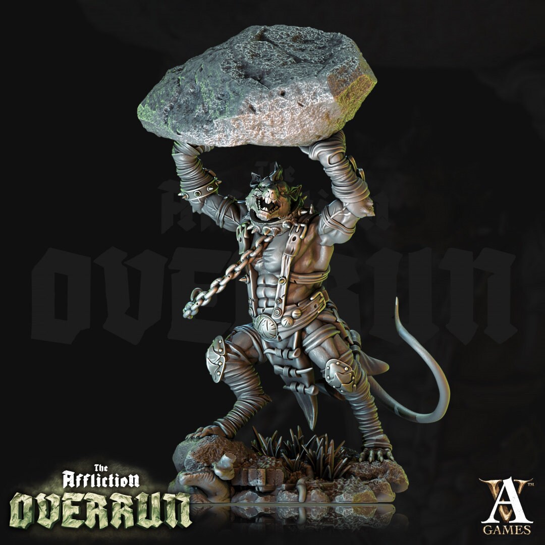 Rat Reaver Resin Miniature Figure alternate view 3