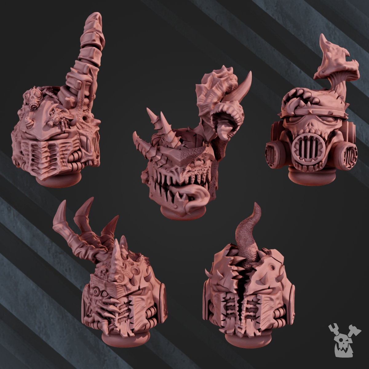 Pandemic Helmets x10 Resin Upgrade Parts product image