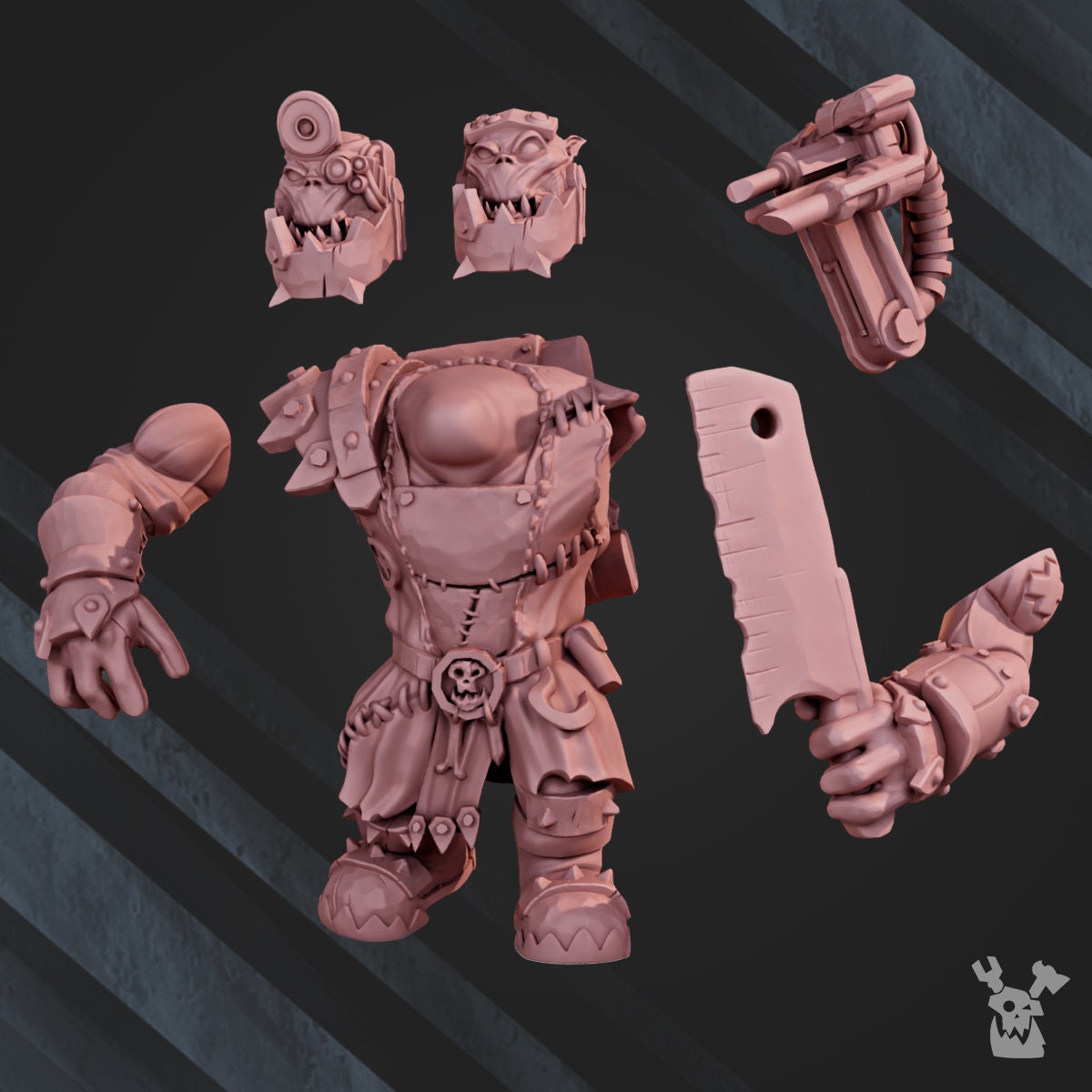 Medic Boy Resin Miniature Figure alternate view 2