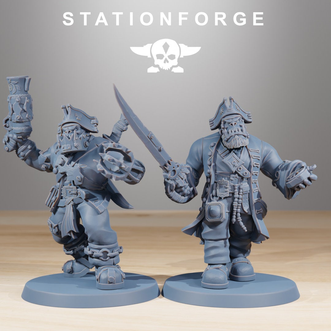 Orkaz Pirates x10 Resin Miniatures Set alternate view 5