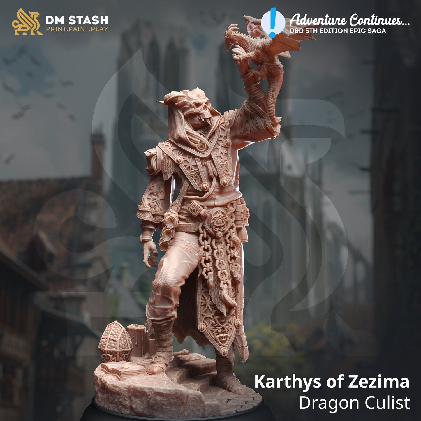 Dragon Cultist Resin Boss Miniature product image