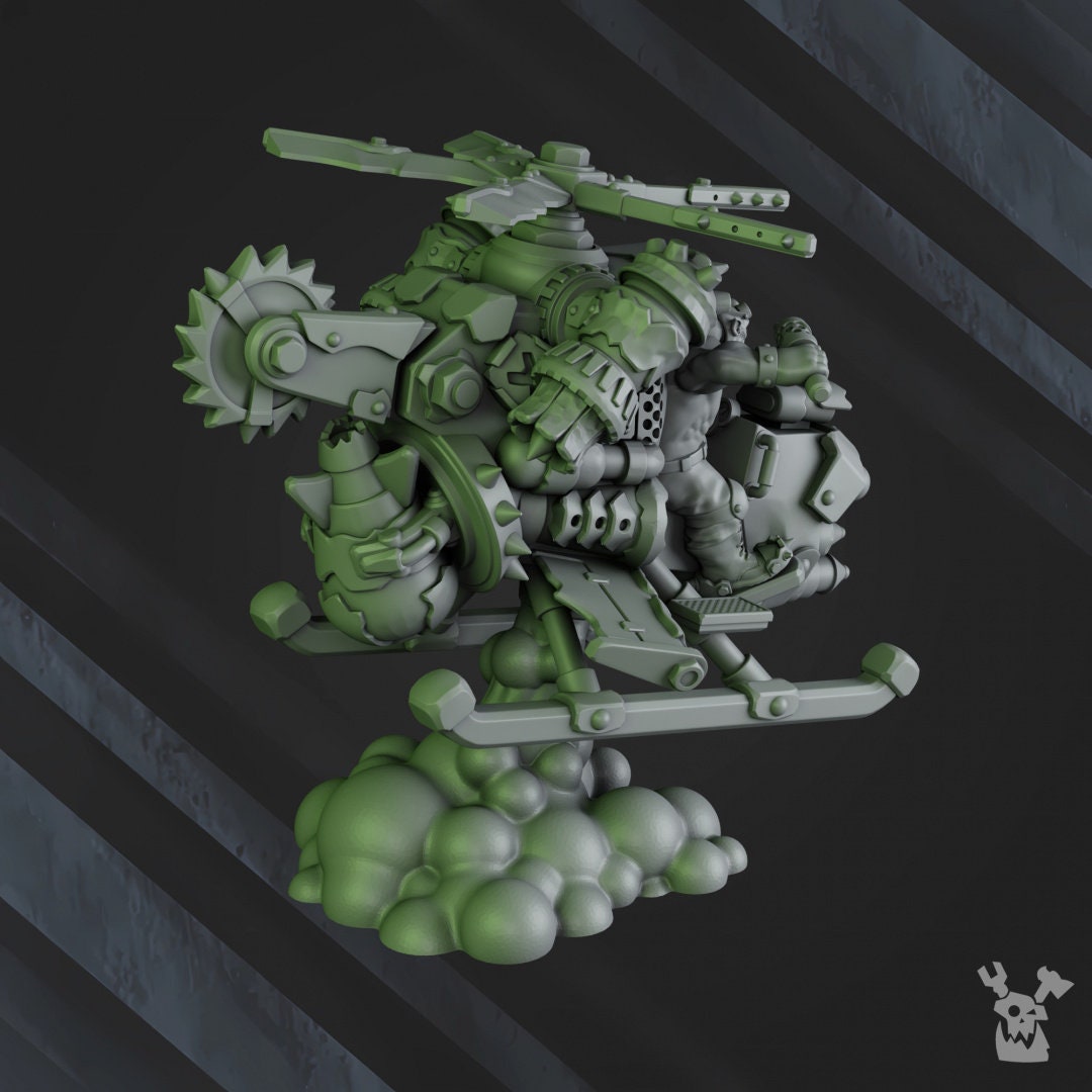 Ork Spinny Flyaz Resin Miniature Figure alternate view 5