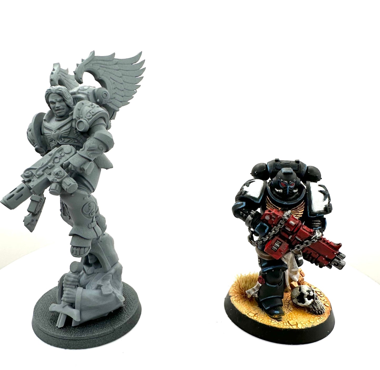 Darius of the Crimson Wings Resin Miniature Figure alternate view 5