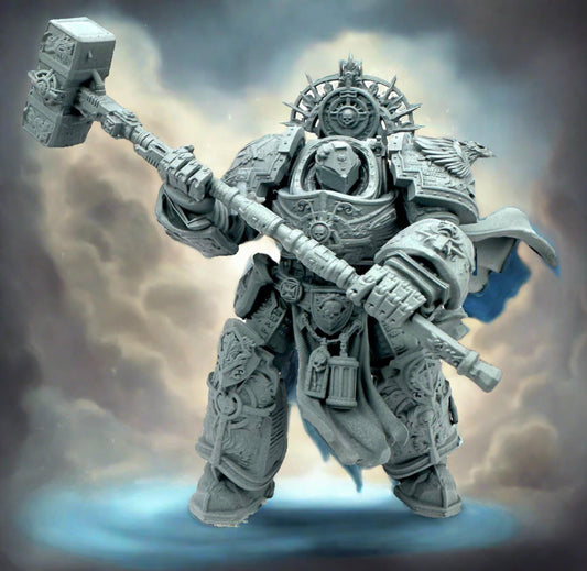 Knight of Purity Resin Miniature Figure alternate view 2