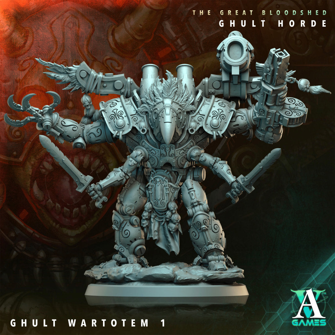 Ghult Wartotem Resin Miniature Figure alternate view 2