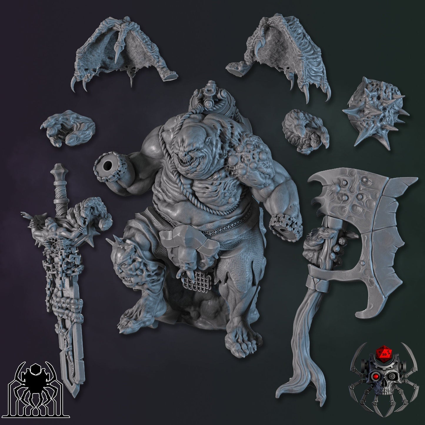 Lord of the Plague Bringers Resin Boss Miniature alternate view 3
