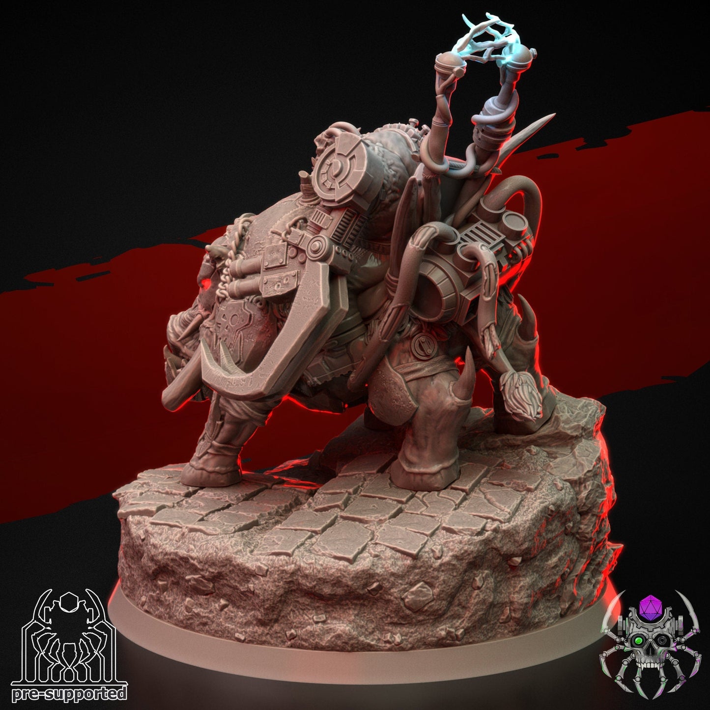 Ork Raider Resin Miniature Figure alternate view 4