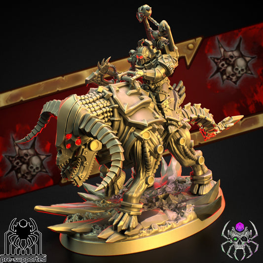 Bloody Skulls Hell Rider Resin Miniature Figure alternate view 2
