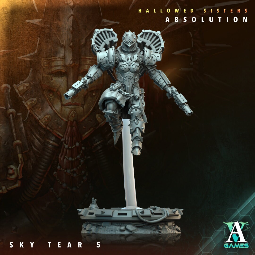 Sky Tear Resin Miniature Figure alternate view 5