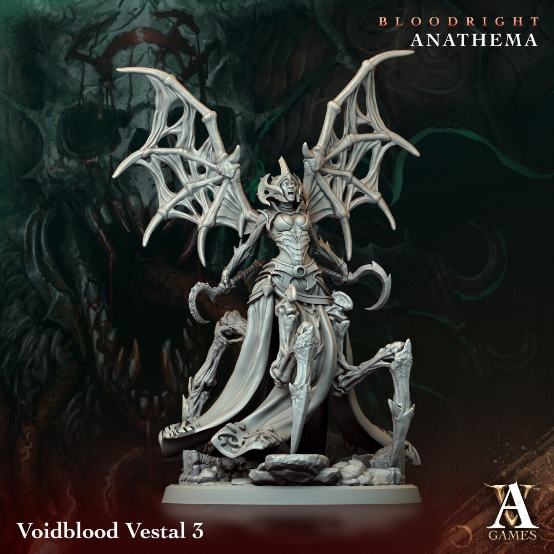Voidblood Vestal Resin Miniature Figure alternate view 3