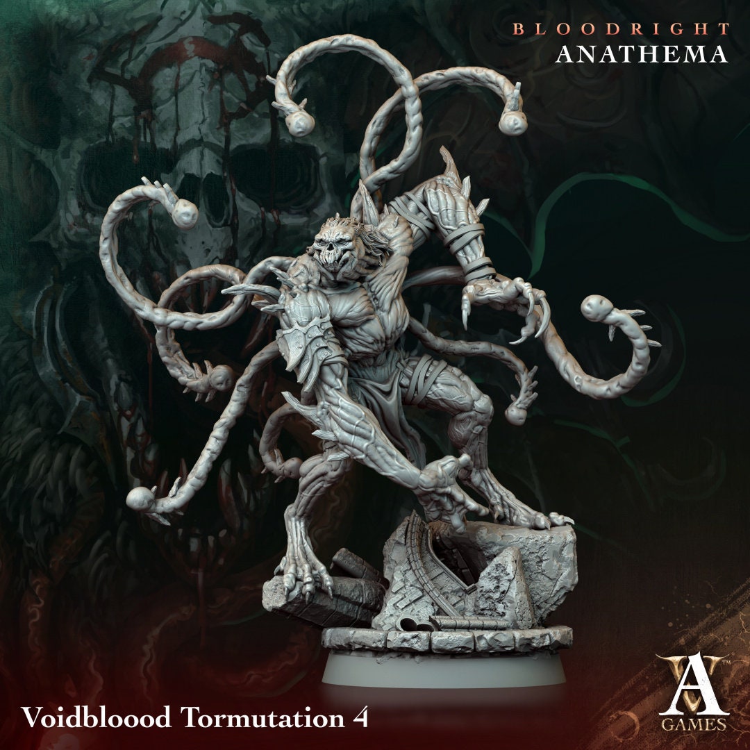 Voidblood Tormutation Resin Miniature Figure alternate view 4