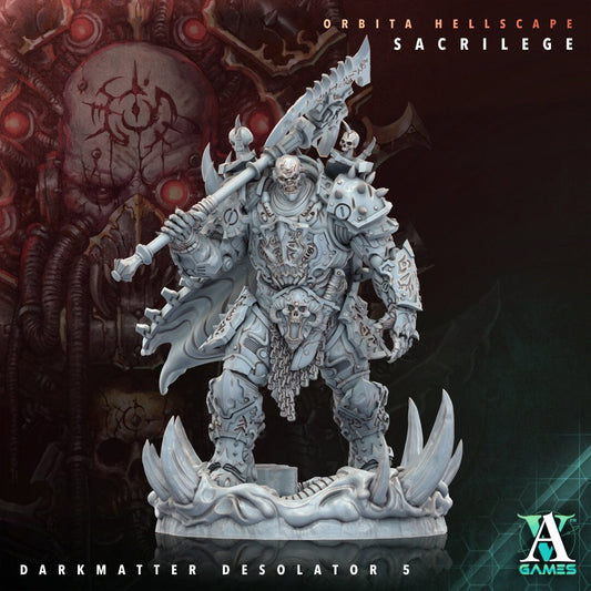Darkmatter Desolator Resin Miniature Figure alternate view 2