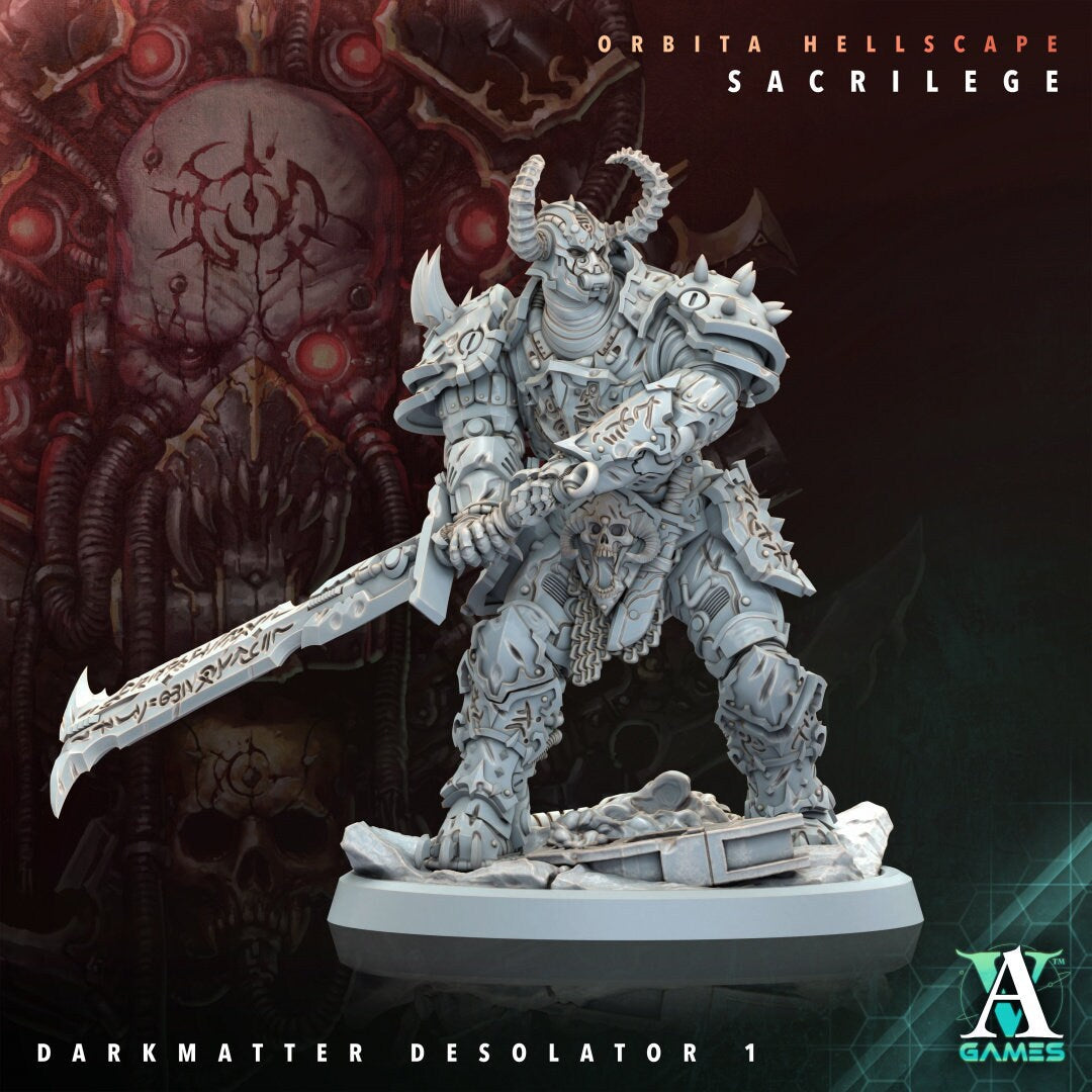 Darkmatter Desolator Resin Miniature Figure alternate view 5