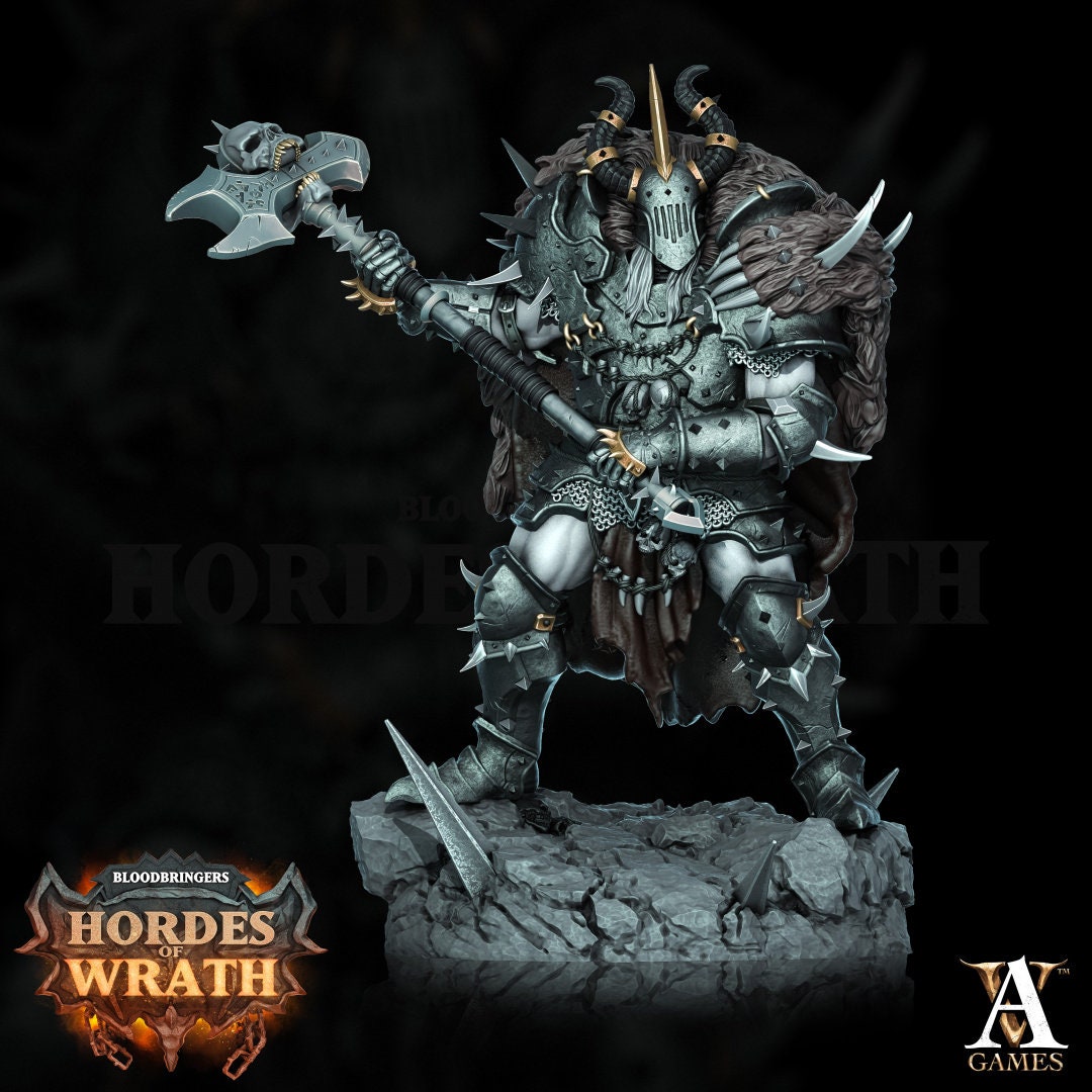 Blessed Champion of Gorkal Resin Miniature Figure alternate view 5