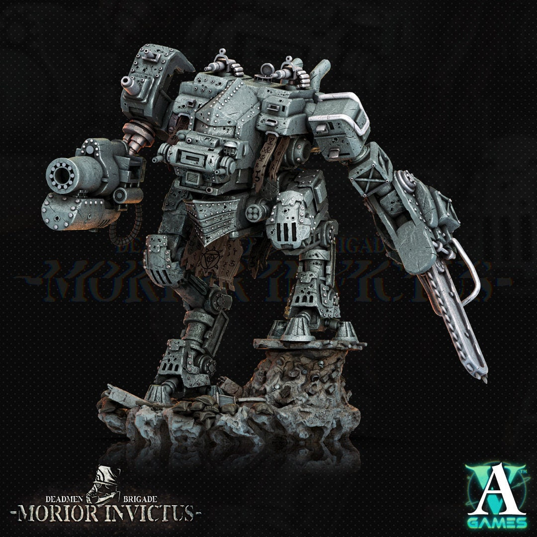 Morior MK-18 Paladin Resin Miniature Figure alternate view 5