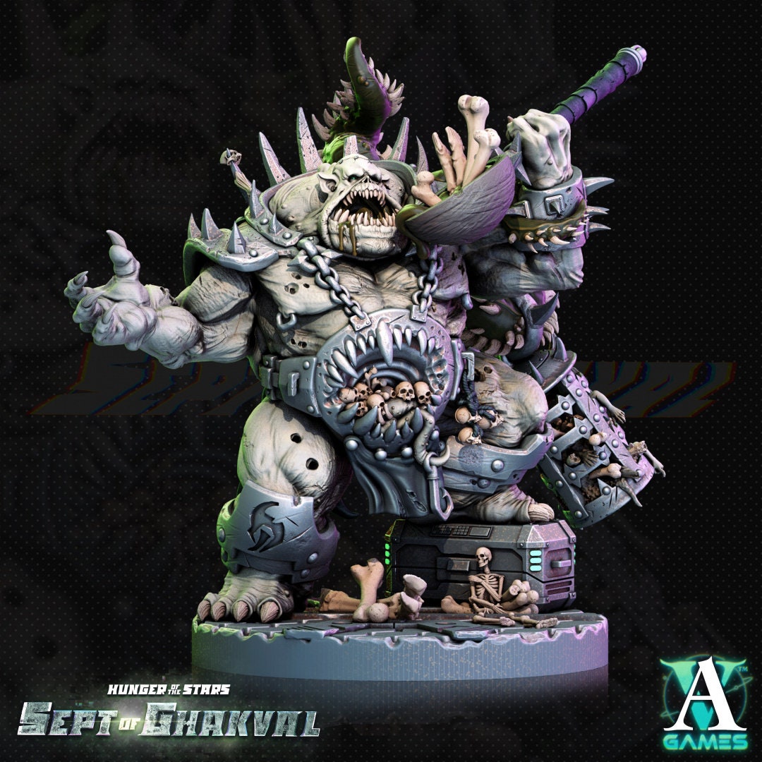 Ghakval Jailer Resin Miniature Figure alternate view 4