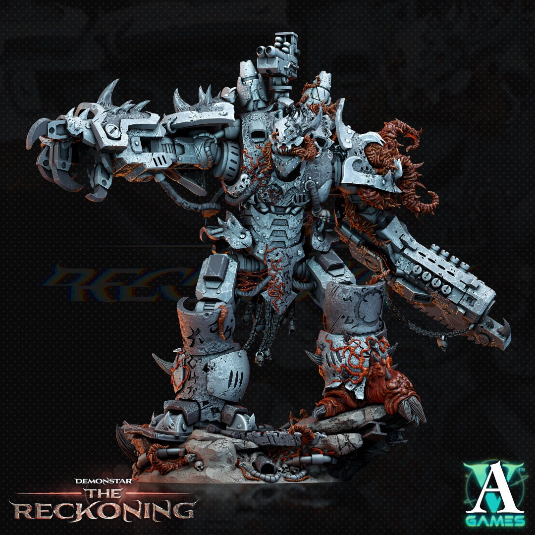 Chaosbred Devastators Resin Miniature Figure alternate view 4