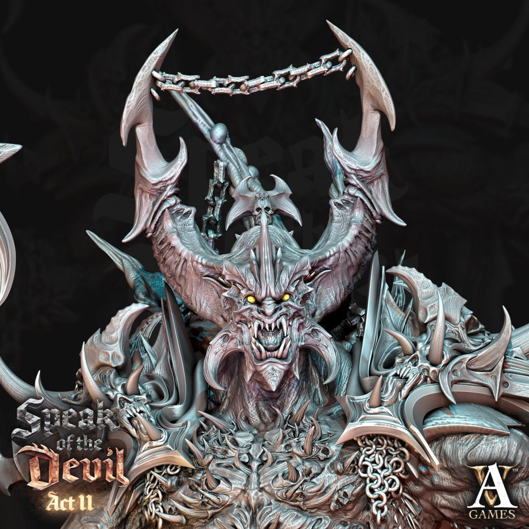 Astaroth - Archdevil of Wrath Resin Miniature Figure alternate view 2