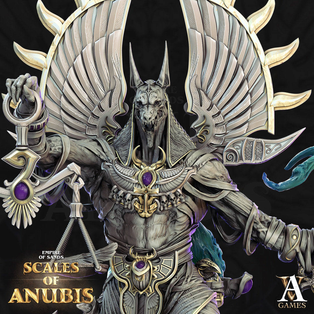 Anubis Resin Miniature Figure alternate view 2