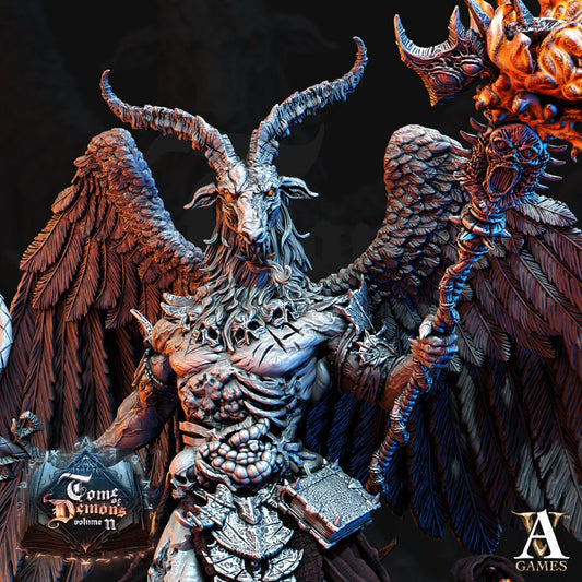 Adramal - Seneschal of Orcus Resin Miniature Figure alternate view 2
