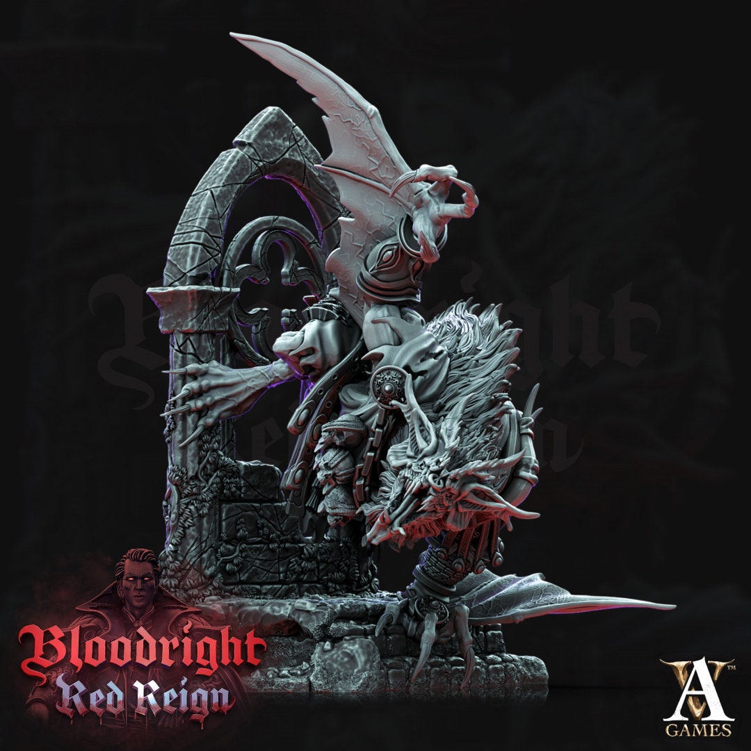 Vampire Miasma Resin Miniature Figure alternate view 3