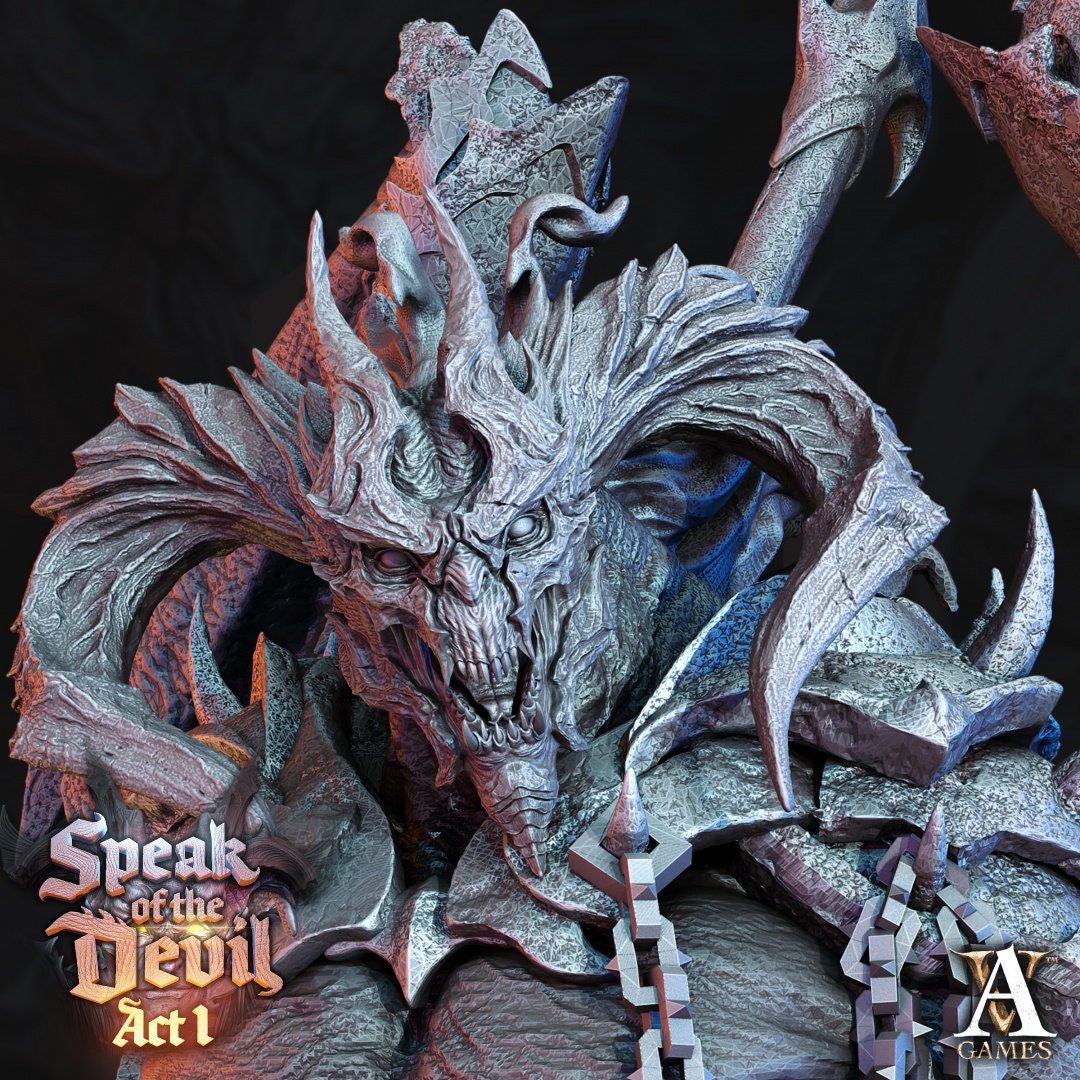 Azael the Pit Lord Resin Boss Miniature alternate view 2